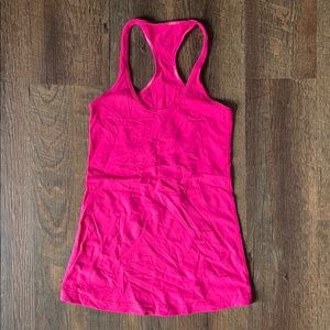 Lululemon pink tank top